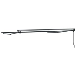 Cadre d'auvent Réglable Anthracite 3,5 x 2,5 m Acier 524332524332