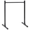 Station de dips 2 pcs Noir 55 x 90 x 104.5 cm 524341524341
