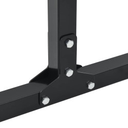 Station de dips 2 pcs Noir 55 x 90 x 104.5 cm 524341524341
