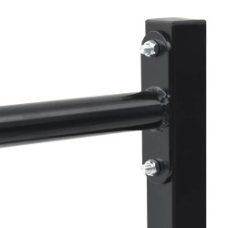 Station de dips 2 pcs Noir 55 x 90 x 104.5 cm 524341524341