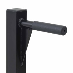 Station de dips Noir 103,5 x 66,5 x 121,5 cm 524342524342