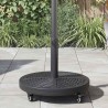 Pied de parasol Art déco Noir Ø 45 x 39,5 cm Fer 524343524343