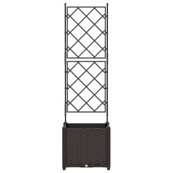 Cache-pot de jardin Marron 40 x 40 x 143 cm Plastique 524348524348