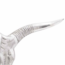 Crâne de taureau Argenté 49 x 10 x 36 cm Aluminium 524361524361