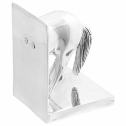 Serre-livres 2 pcs Argenté 11 x 14 x 25 cm Aluminium 524367524367