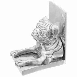 Serre-livres 2 pcs Argenté 12 x 15 x 18 cm Aluminium 524368524368
