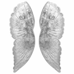 Sculpture d'ailes 2 pcs Argent 17 x 5 x 59 cm Aluminium 524381524381