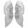 Sculpture d'ailes 2 pcs Argent 17 x 5 x 59 cm Aluminium 524381524381