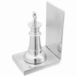 Serre-livres 2 pcs Argenté 11 x 12 x 19,5 cm Aluminium 524382524382