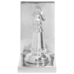 Serre-livres 2 pcs Argenté 11 x 12 x 19,5 cm Aluminium 524382524382