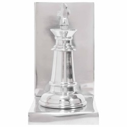 Serre-livres 2 pcs Argenté 11 x 12 x 19,5 cm Aluminium 524382524382