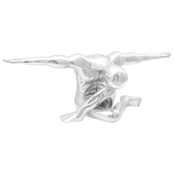 Sculpture Argenté 91,5 x 32 x 33 cm Aluminium 524384524384