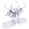 Serre-livres 2 pcs Argenté 17 x 15 x 27 cm Aluminium 524390524390