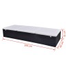 Chaise longue Noir polyrotin 524393524393