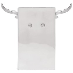 Serre-livres 2 pcs Argenté 21,5 x 15,5 x 20 cm Aluminium 524394524394