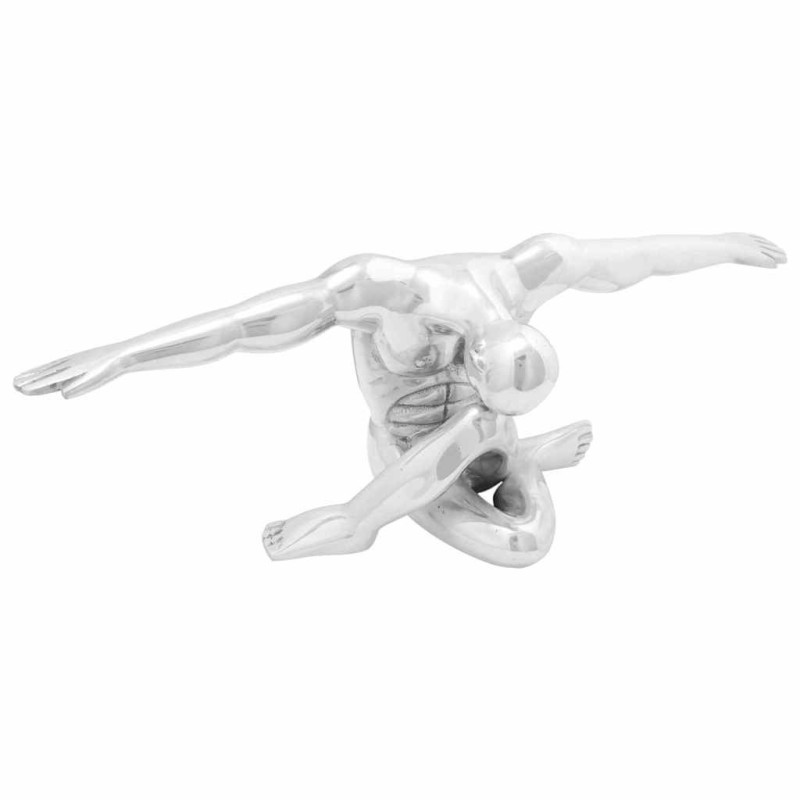 Sculpture Argenté 63 x 20 x 22 cm Aluminium 524395524395