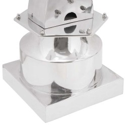 Sculpture Argenté 26 x 26 x 110 cm Aluminium 524396524396