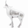 Sculpture de taureau Argenté 20 x 17 x 23 cm Aluminium 524399524399