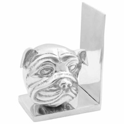 Serre-livres 2 pcs Argenté 8 x 12 x 16,5 cm Aluminium 524400524400