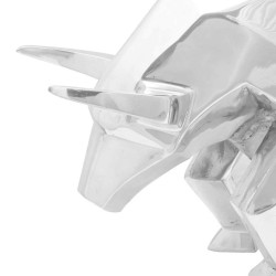 Sculpture de taureau Argenté 74 x 23 x 30 cm Aluminium 524401524401