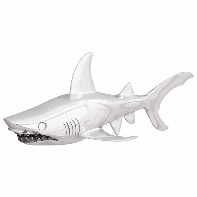 Sculpture Argenté 68 x 20 x 24 cm Aluminium 524404524404