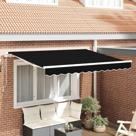 Toile de rechange pour auvent Noir 3 x 2,5 m Polyester 524422524422
