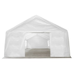 Tissu de tente sans cadre Blanc 12 x 6 m PE 524423524423