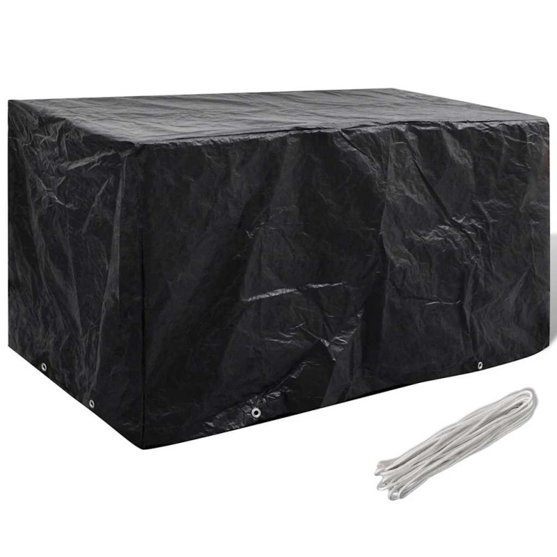 Housse de salon de jardin 8 œillets 180x70x90 cm 524433524433