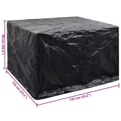 Housse de salon de jardin 8 œillets 135 x 135 x 90 cm 524435524435