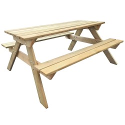 Table de pique-nique 150 x 135 x 71,5 cm Bois 524446524446