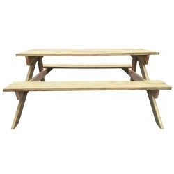 Table de pique-nique 150 x 135 x 71,5 cm Bois 524446524446