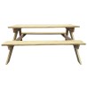 Table de pique-nique 150 x 135 x 71,5 cm Bois 524446524446