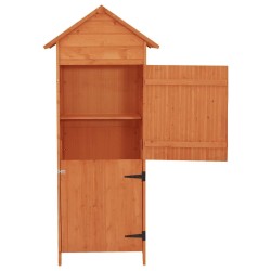 Armoire de rangement de jardin Marron 42,5x64x190 cm 524447524447