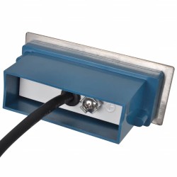 Lampe d'escalier encastrée à 2 LED 44x111x56 mm 524449524449