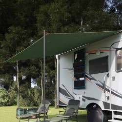 Tarp résistant à l'eau avec toit Vert 240 x 350 cm 524455524455