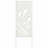 Écran de confidentialité de jardin Fretwork Blanc 50 x 140 cm 524462524462