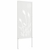 Écran de confidentialité de jardin Fretwork Blanc 50 x 140 cm 524462524462