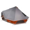 Tente Tipi avec toit Gris et orange 680 x 430 x 270 cm taffetas 524464524464