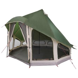 Tente Tipi avec toit Vert 404 x 370 x 270 cm taffetas 524466524466