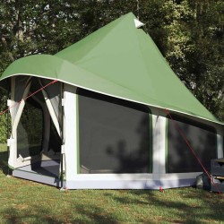 Tente Tipi avec toit Vert 404 x 370 x 270 cm taffetas 524466524466