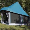 Tente Tipi avec toit Bleu 404 x 370 x 270 cm taffetas 524474524474