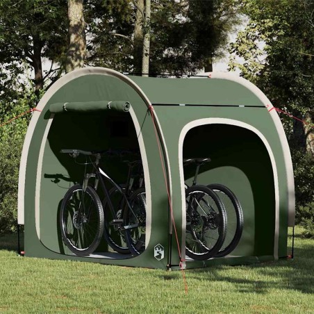 Tente de rangement pour vélos avec toit Vert 218 x 156 x 180 cm 524484524484