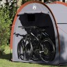 Tente de rangement pour vélos Gris et orange 210 x 90 x 174 cm 524485524485