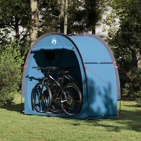 Tente de rangement pour vélos avec toit Bleu 210 x 90 x 174 cm 524486524486