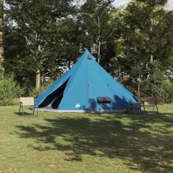 Tente Tipi avec toit Bleu 560 x 560 x 300 cm taffetas 524504524504