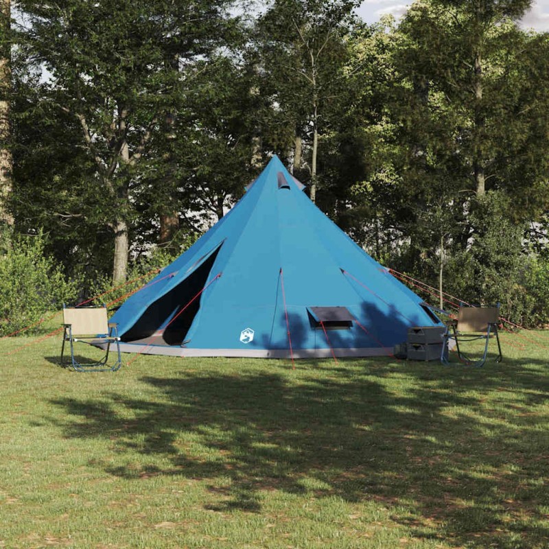 Tente Tipi avec toit Bleu 560 x 560 x 300 cm taffetas 524504524504