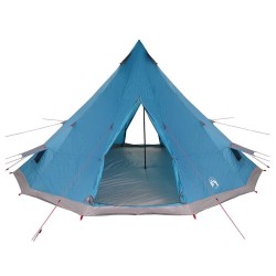 Tente Tipi avec toit Bleu 560 x 560 x 300 cm taffetas 524504524504