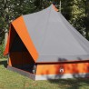 Tente Tipi avec toit Gris et orange 400 x 346 x 250 cm taffetas 524505524505