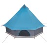 Tente Tipi avec toit Bleu 400 x 346 x 250 cm taffetas 524506524506