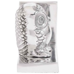 Serre-livres 2 pcs Argenté 7 x 9 x 11 cm Aluminium 524513524513